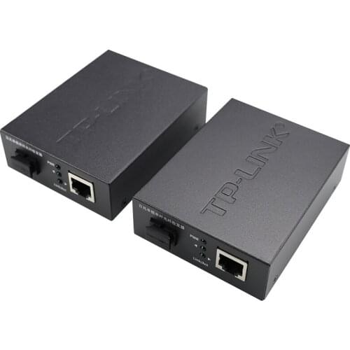 1 pair of TP-Link 100M single-mode single-fiber optical transceiver TL-FC111A / B optical communication converter