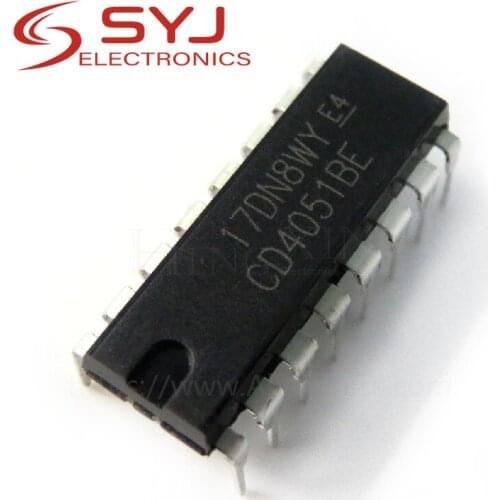 10pcs/lot CD4051BE CD4051BD CD4051 4051BE DIP-16 In Stock