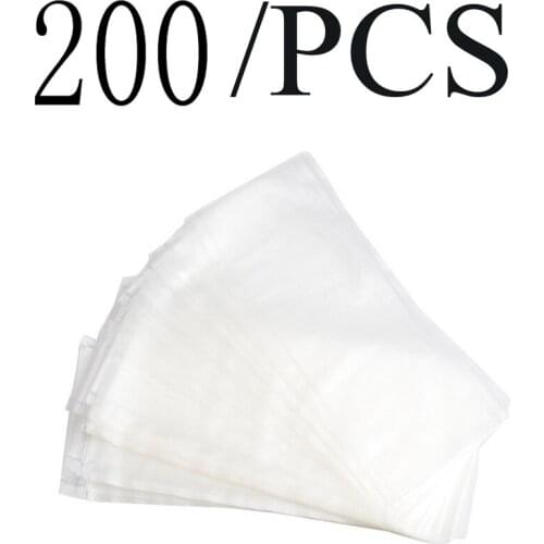 200Pcs Multiple Sizes PVA Bags Carp Fishing Tackle Water Dissolving PVA Bags for Carp Coarse Boilie Bait Bag for Bait Throwing