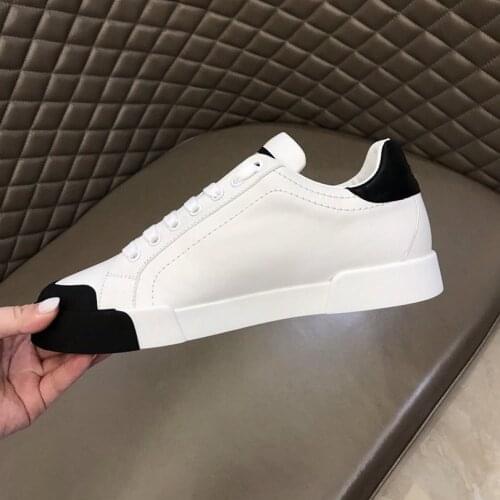 2020 Men Sneakers Genuine Leather Mixed Color Breathable Flats Men Casual Shoes Lace Up Classic Fashion Luxury Brand Designer