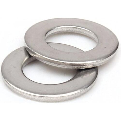 40Pcs M1.6 M2 M2.5 M3 M3.5 M4 Stainless Steel Flat Machine Washer Plain Washer Gaskets