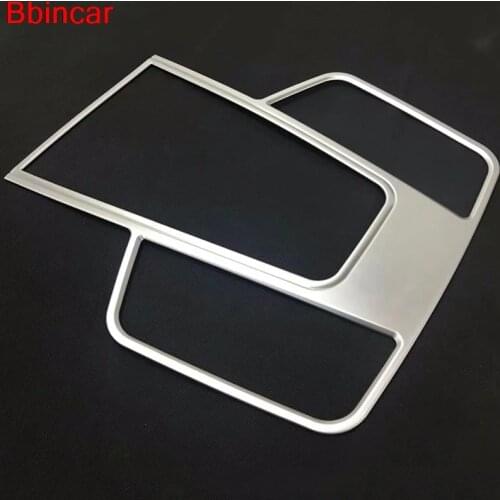 Bbincar Interior Accessories For Porsche Cayenne 2018 2019 Console Middle Air Conditioning Air Vent Outlet Trim ABS Styling