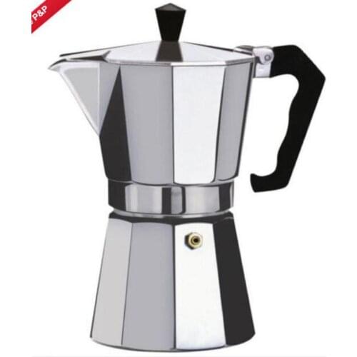 Espresso Stove Top Coffee Maker Aluminum Moka Percolator Pot 100ML/2 Cup