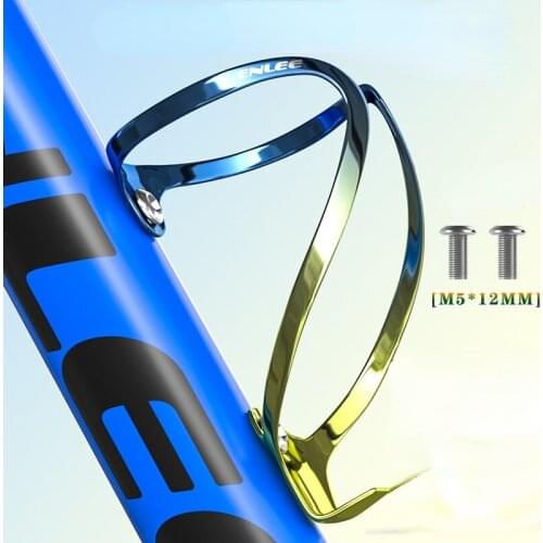 Mountain Bike Bottle Holder Aluminum Colorful Lightweight Bottle Cage Road Bike Water Bottle Cages Folding Bicycle Dring Holders