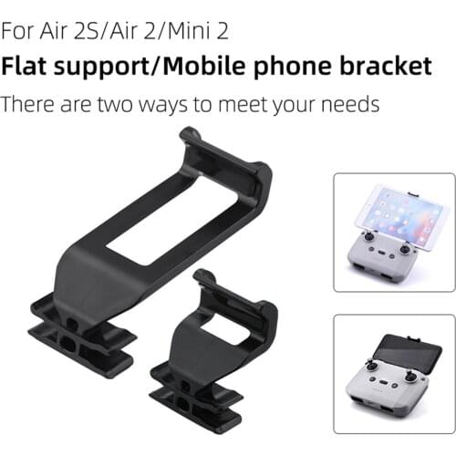 Drone Remote Control Extended Stand Mount for DJI Air 2S / Mavic Air 2 / Mini 2 Accessories Adjustable Tablet Phone Clip Holder