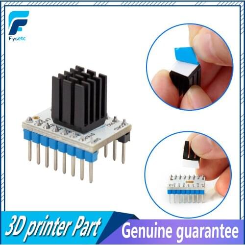 20pcs 3D Printer Parts Stepper Motor Driver Heat Sinks Cooling Heatsink Ultra-silent For TMC2100 A4988 DRV8825 TMC2208 TMC2130