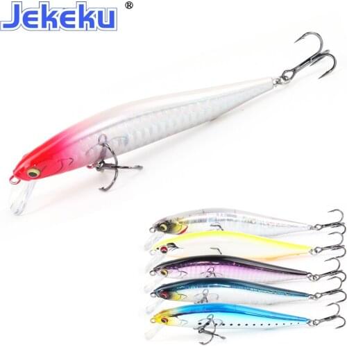 JEKEKU NEW 100mm 14g Hard Minnow Hot Model Professional Quality Fishing Lures with Flash Blade Hard Floating Wobblers Crankbait