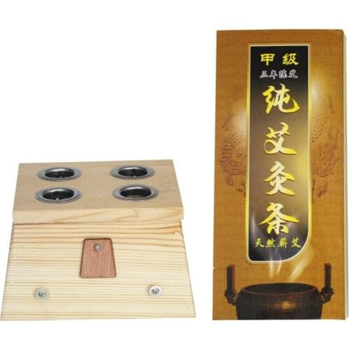 Four-hole Moxibustion Box, Three-year, Five-year and Seven-year Moxibustion Set, Moxibustion Physiotherapy