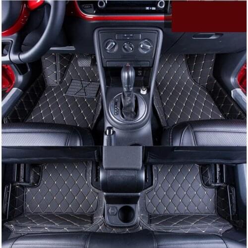 For leather car interior floor mat for volkswagen beetle vw 2003-2018 2017 2016 2015 2014 2013 2012 2011 2010 accessories