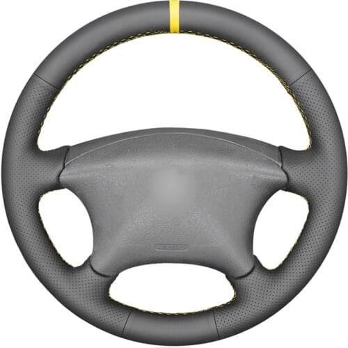 PU Faux Leather Car Steering Wheel Cover for Citroen Xsara Picasso 2001-2010 Berlingo 2003-2008 C5 2001-2006 Peugeot Partner