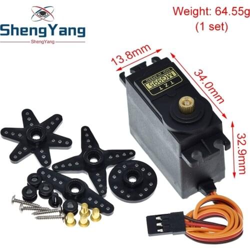 TZT MG995 55g servos Digital Metal Gear rc car robot Servo