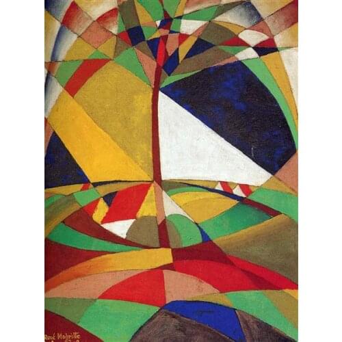 Modern Abstract Canvas Wall Painting Home Decor Art Landscape 1920 Famous Oil Painting Reproductions Hand Painted