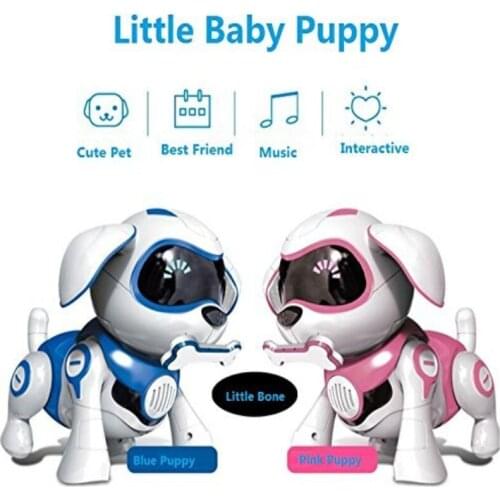 Mini Intelligent Robot Toy Gesture Sensor With MusicUSB Charging Intelligent Robot Dog Electronic Pet kid Gift