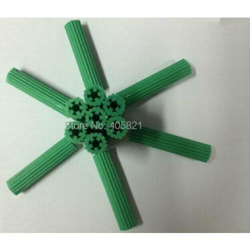 OD 8MM Length 30MM Green Plastics Expand Nails 1000PCS/Bag