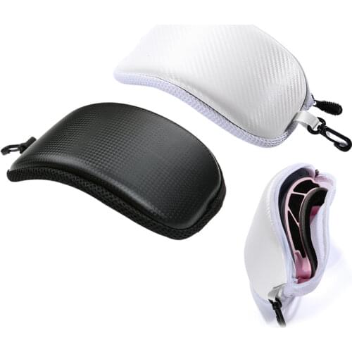 Ski Snow Goggle Protector Case (Without Goggles)Anti-Shock Waterproof Motorcycle Eyewear Box Storage Zipper Hard Shell Bag