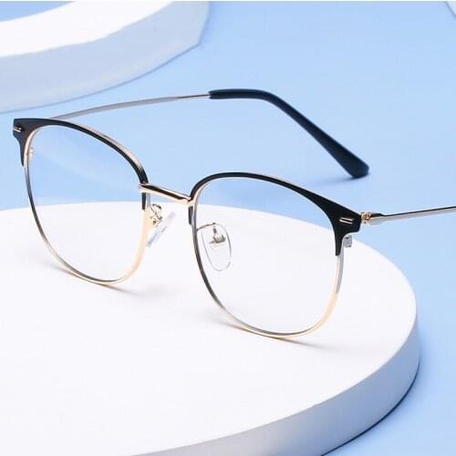 2020 Round Glasses Frame Women Vintage Glasses Women Clear Lens Eyeglasses Frames Women/Men Metal Lentes De Lectura Mujer