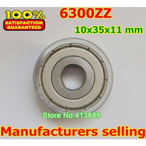 1pcs) Deep Groove Radial Ball Bearings 6300ZZ 6300-2RS 10*35*11 mm