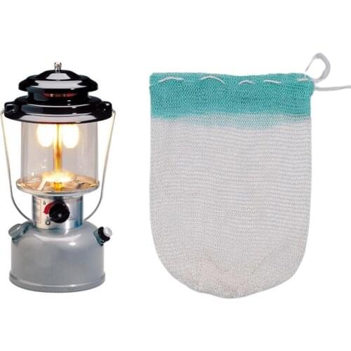 10PCS Lantern Mantles Outdoor Camping Gas Lantern Light Mantles Kerosene Gas Lamp Cover Durable Mesh Mantle Hiking Accessories