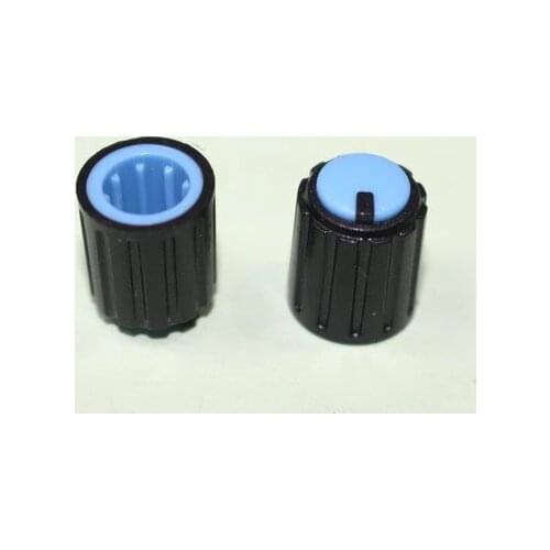 50PCS Plastic Rotary knob Cap Power amplifier volume cap Plastic screw handle 10X12MM,diameter 6MM wobbler spindle knob for hifi