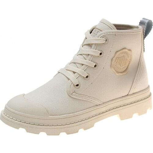 Martin Boots Casual Short Shoes Female 2019 Summer New Flat With Lace British Breathable Womens Boots