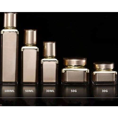 Pump Bottle 30g 50g acrylic Cream Jar Emulsion Bottle Lotion Pump Bottle 30ml 50ml 100ml new