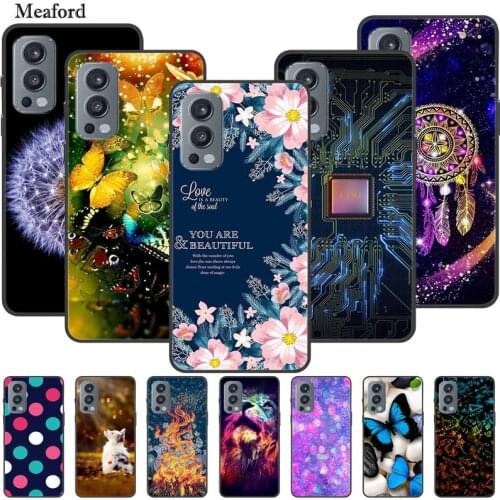 For Oneplus Nord 2 Case Luxury Silicone TPU Soft Cover Phone Case for Oneplus Nord2 5G Shockproof Protective Bumper Funda Coque
