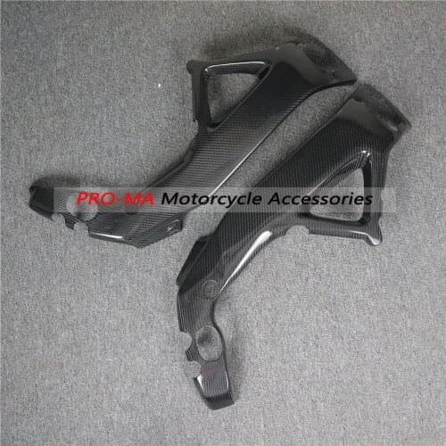 Frame cover in Carbon Fiber for Aprilia RSV4 2016 2017 2018 2019 2020 twill glossy weave