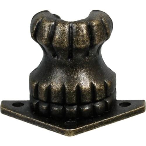 Zinc Based Alloy Jewelry Wooden Box Pull Handle Knobs Triangle Antique Bronze 35mm*19mm,200Pcs