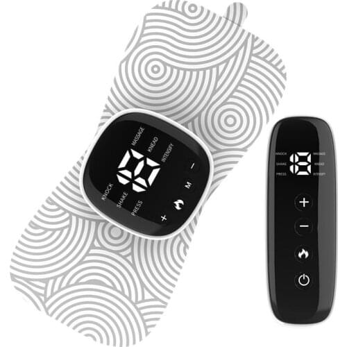 Mini Electric Neck Massager Patch EMS Heating Vibration Cervical Massage Muscle Relaxation Shoulder Neck Massager