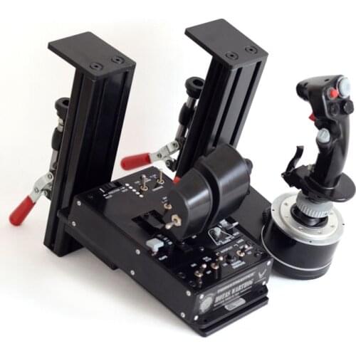 Figure maast fatos HOTAS pig pole X56 VKB flight rocker desktop mount bracket upgrade.Buy two for one set