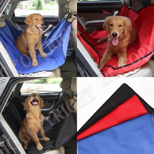 High Quality 3 Color Cradle Dog Truck Car Rear Back Seat Cover Pet Mat Blanket Hammock Cushion Carpet Protector For Dog