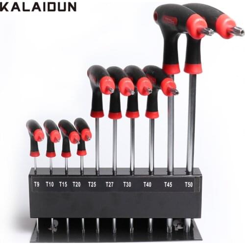 KALAIDUN Hex Wrench Set Allen Key 10 PCS Universal Spanner Torx Ball-End Hexagon Double-End L Wrench Screwdriver Repair Tools