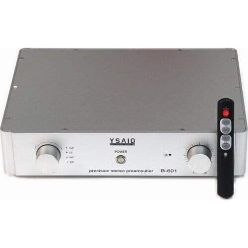 New B601 full Balanced HIFI finished preamplifier DIY remote control preamp amplifier Balanced RCA input