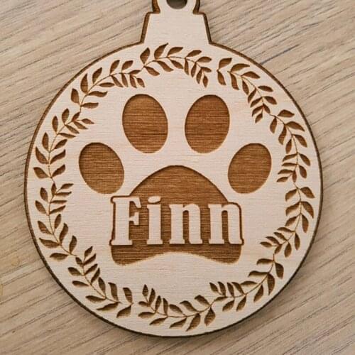Personalized Dog Christmas Ornament ,Personalized Pet Gift ,Personalized Pet Ornaments Home Decoration