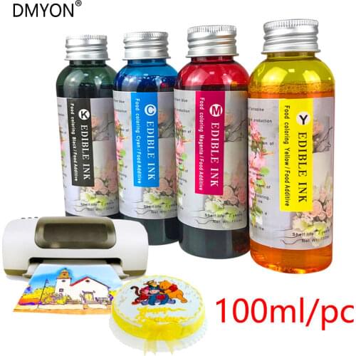 DMYON PGI525 CLI526 Food Edible Ink Compatible for Canon PIXMA IP4850 IP4950 IX6550 MG5150 MG5250 MG5350 MG6150 MG6250
