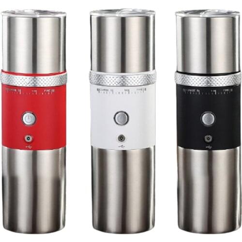 Dropship USB Electric Coffee Cup Portable Creative Office Home Automatic Coffee Machine Grinding Coffee Pot Lazy Cup Manual Tool