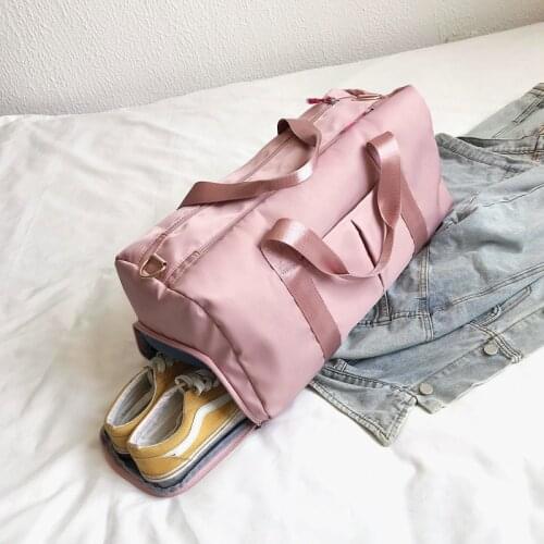 Gym Bag Women Man Shoe Compartment Waterproof Sport Bags Fitness Training Yoga Bolsa Sac De Sport Outdoor Nylon Travel Handbag