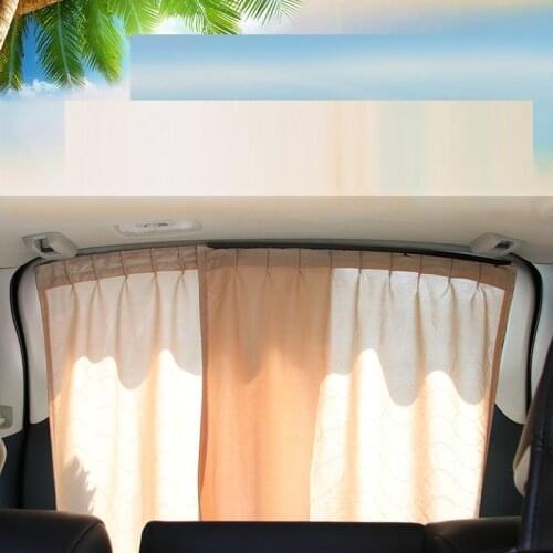 Universal Luxury VIP Car Van SUV Window Curtain UV Sunshade Visor Kit Rear Window Sunshade Car Accessories
