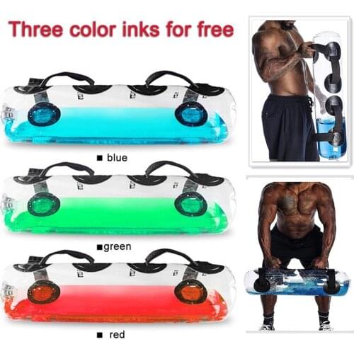 25/50kg Yoga Weight Bearing Aqua Water Bag Home Fitness Weightlifting Body Building Gym Sports Strength Training Work Out