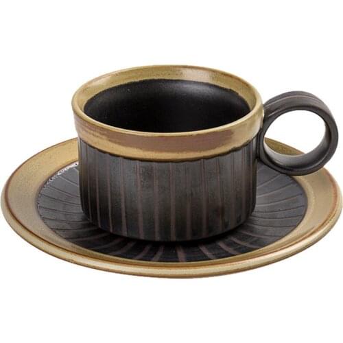 Top Grade Ceramic Coffee Cup And Plate European Tea Cup Set And Saucer Afternoon Tea Coffee Drinkware