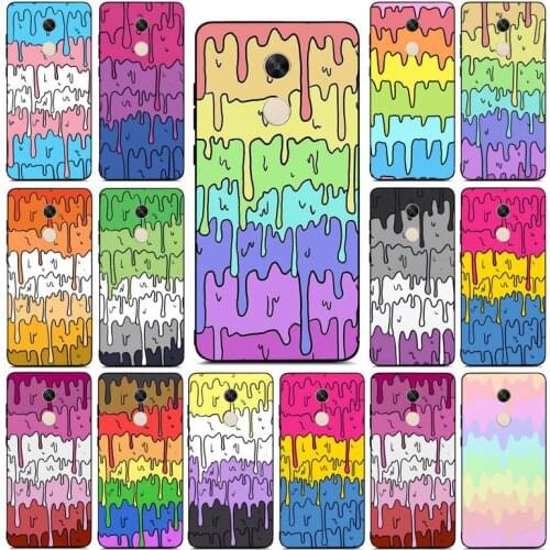 Yinuoda Pastel Kawaii Melting Trans Pride LGBTQ Design Phone Case for RedMi note 4 5 7 8 9 pro 8T 5A 4X case
