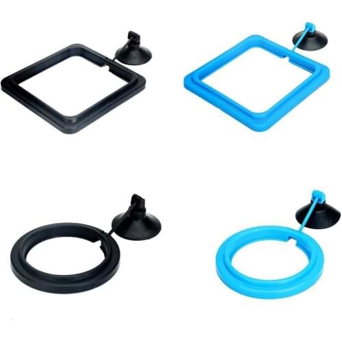1pcs Fish Feeding Aquarium Fish Tank Ring Feeder Station Floating Food Water Plant Floating Circle Feeding Ring Aquarium Tools