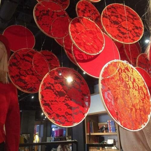 12 Pieces 7 Inch Wooden Embroidery Hoops Bulk Bamboo Circle Cross Stitch Hoop Round Ring for Art Craft Handy Sewing