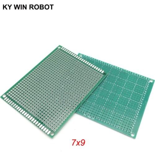 5pcs 7x9cm 70x90 mm Single Side Prototype PCB Universal Printed Circuit Board Protoboard For Arduino
