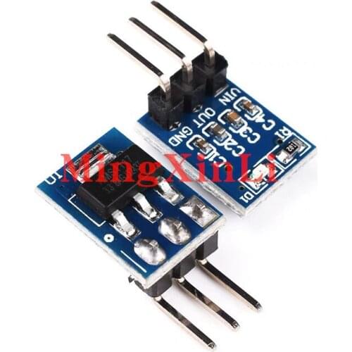 5PCS 5V to 3.3V For DC-DC Step-Down Power Supply Buck Module AMS1117 LDO 800MA