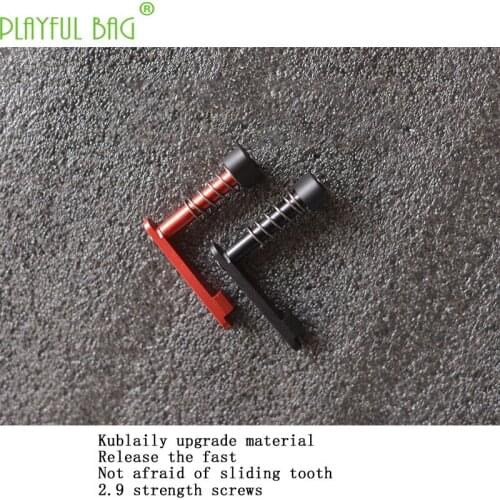 Outdoor activity CS Kublai case upgrade material tenon toy water bullet gun cartridge clamp tenon black red QJ85