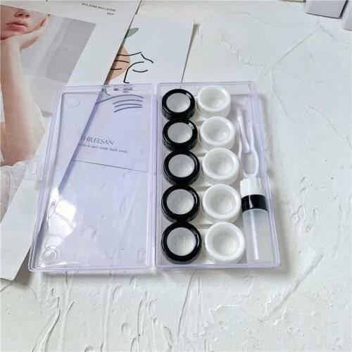 2021 Multiple Grids Contact Lens Box High-end Fashion Portable Clear Eyewear Holder Contacts Colored Lenses Soak Storage Case