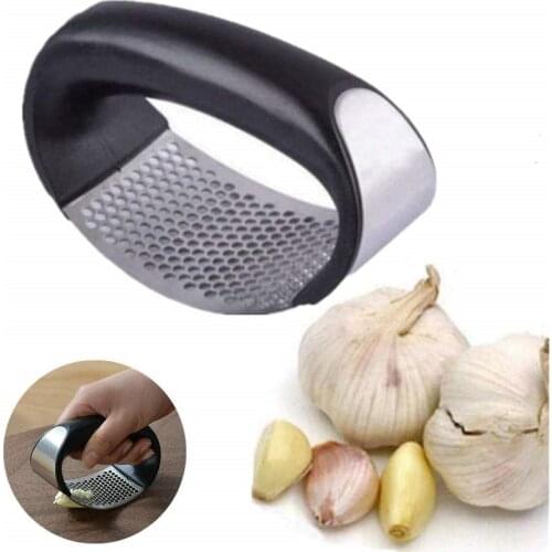 Garlic Rocker Crusher Mincer Press Dishwasher Safe, Stainless Steel