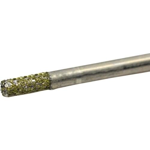 1pc 4*4*11mm cnc router Electroplated diamond stone carving tool stone engraving machine cutter stone cutting bits C9