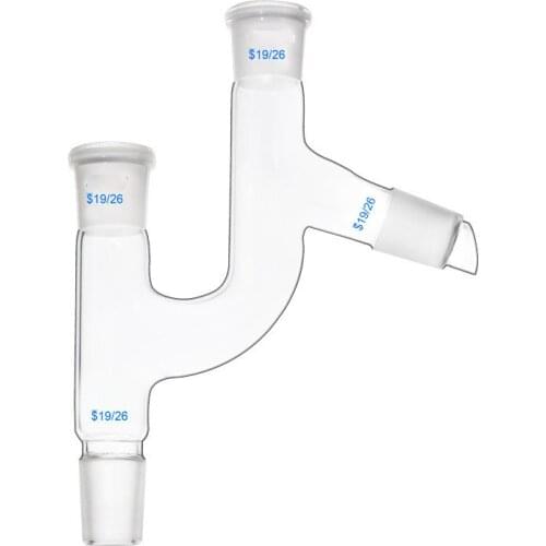 Distillation head,Joint 19#,75 degree Krebs distillation head,Fractionation head